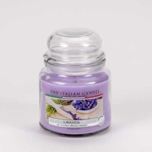 Kerze im Glas PREMIUM Lavendel 420g