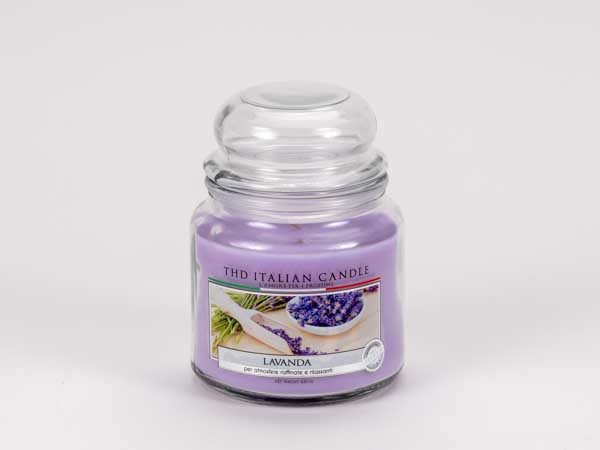 Kerze im Glas PREMIUM Lavendel 420g