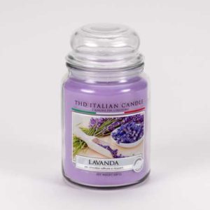 Kerze im Glas PREMIUM Lavendel 600g