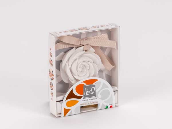 Duftstein mit Öl, zum Hängen "Rose" Orange & Zimt