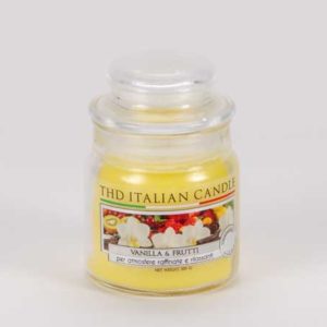 Kerze im Glas PREMIUM Vanille & Frucht 100g
