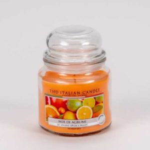 Kerze im Glas PREMIUM Zitrusmix 420g