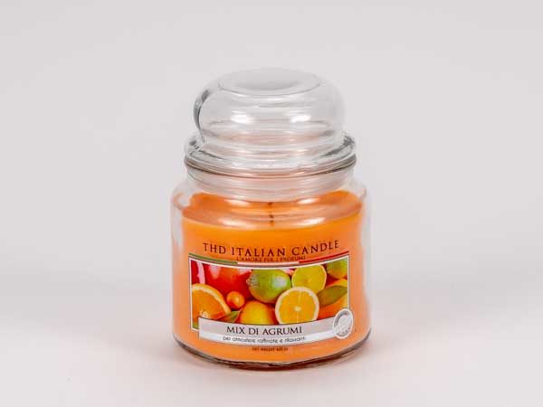 Kerze im Glas PREMIUM Zitrusmix 420g