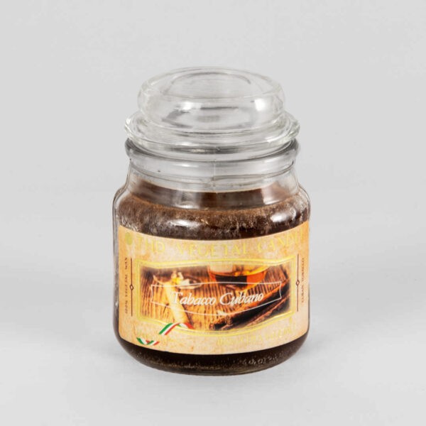 Kerze im Glas VEGETAL Kubanischer Tabak 100 g