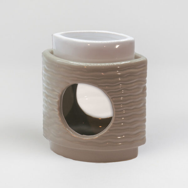 Duftlampe tortora oval